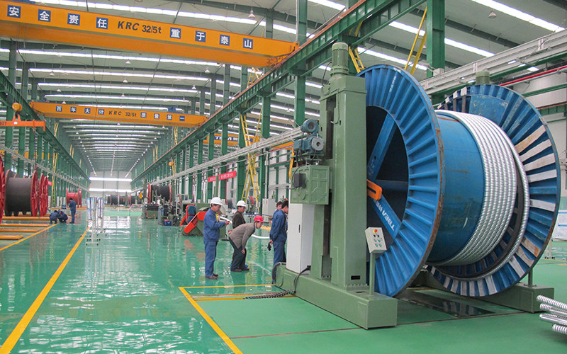 Wuxi Hengtai Cable Machinery Manufacture Co., Ltd línea de producción del fabricante