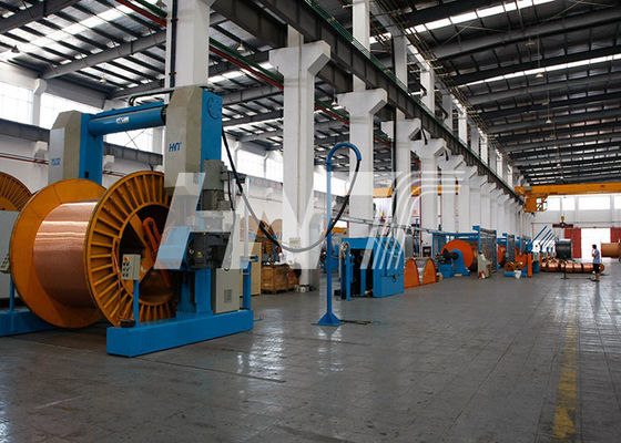 Máquina que trenza rígida con el sistema automático y el perno auto que se cierran, control del cargamento de lote de tensión auto